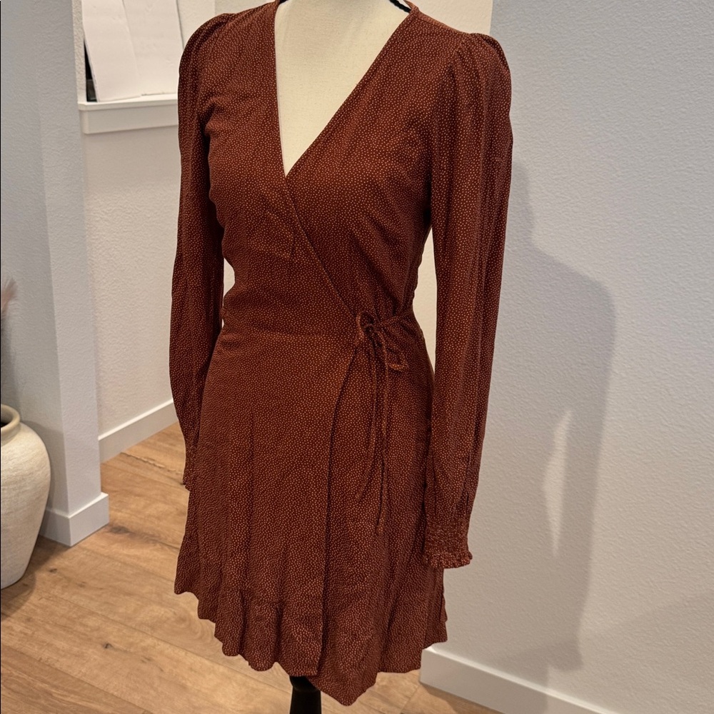 Abercrombie & Fitch Rust Mini Dress - Picture 8 of 10